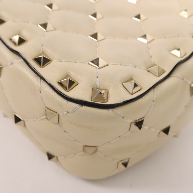 Valentino 牛皮皮革Shoulder Bag金扣肩背袋-7