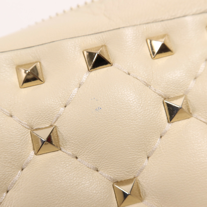 Valentino 牛皮皮革Shoulder Bag金扣肩背袋-12