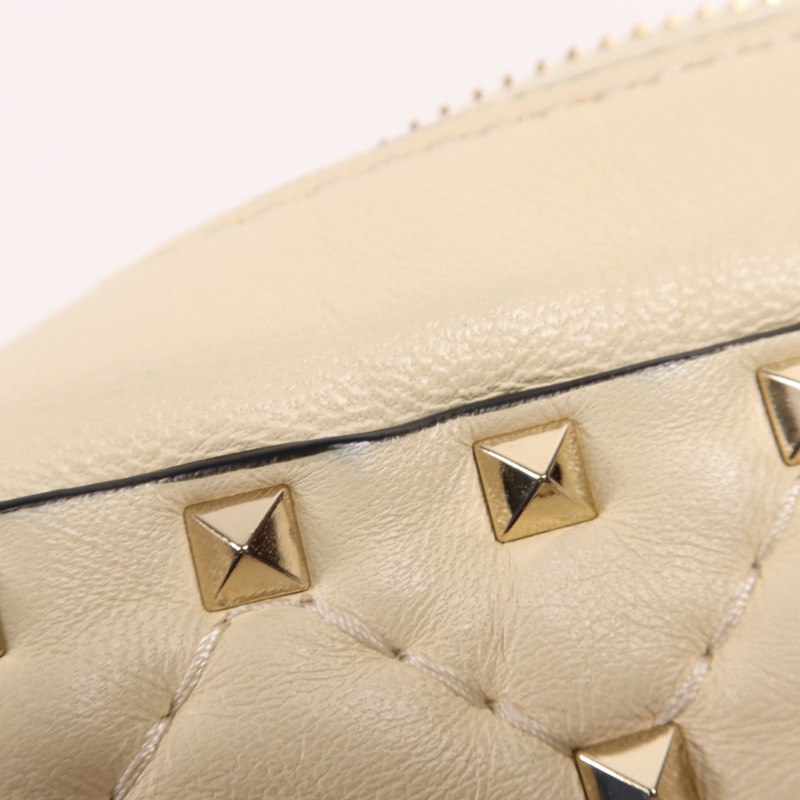 Valentino 牛皮皮革Shoulder Bag金扣肩背袋-13