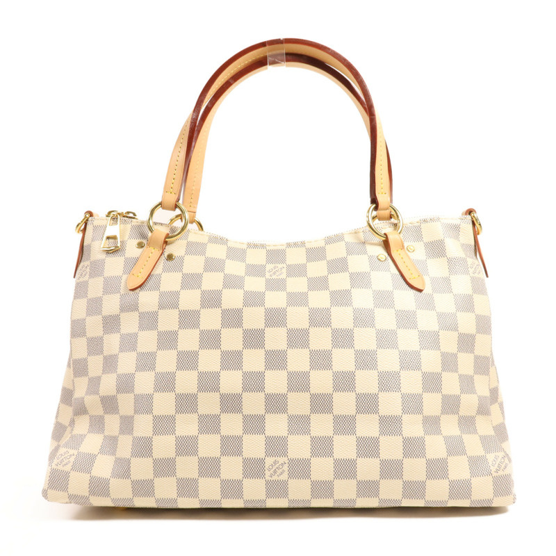 LOUIS VUITTON Damier Azur Lymington金扣手挽肩背兩用袋-1