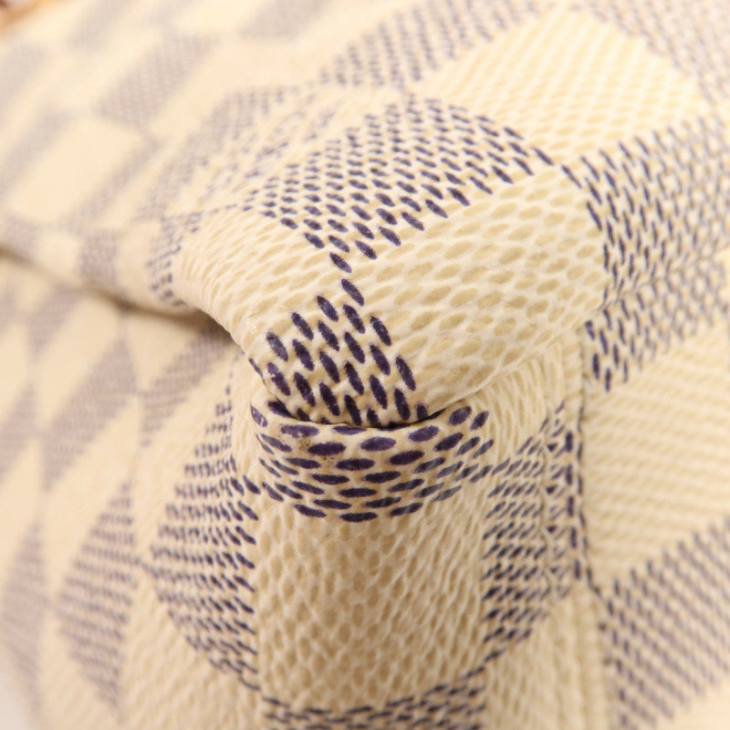 LOUIS VUITTON Damier Azur Lymington金扣手挽肩背兩用袋-6