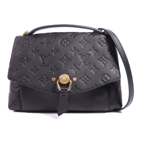 LOUIS VUITTON Monogram Empreinte Blanche BB金扣手挽肩背兩用袋