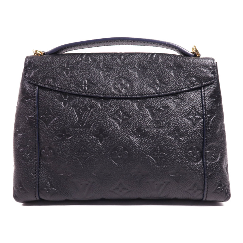 LOUIS VUITTON Monogram Empreinte Blanche BB金扣手挽肩背兩用袋-1