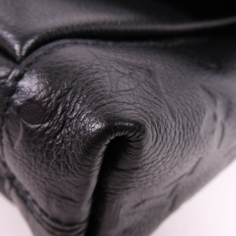 LOUIS VUITTON Monogram Empreinte Blanche BB金扣手挽肩背兩用袋-5