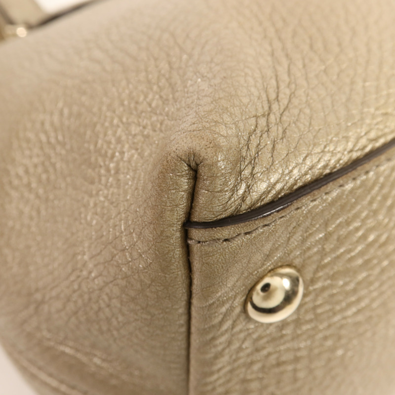 GUCCI 牛皮皮革2 Way Shoulder金扣手挽肩背兩用袋-6