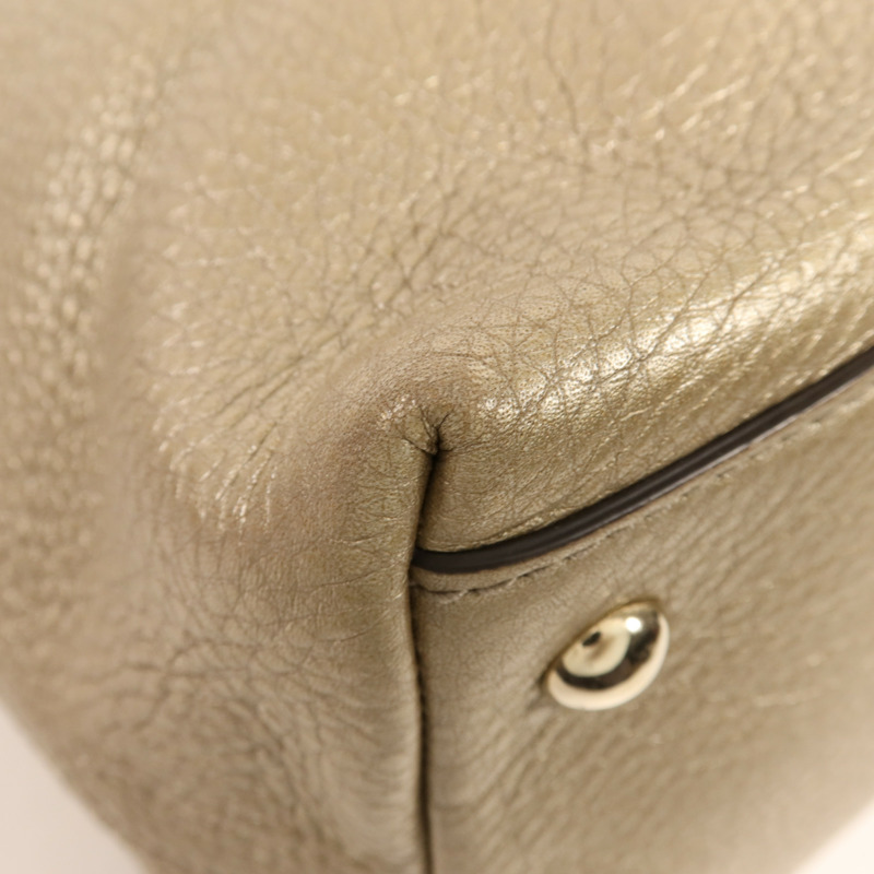 GUCCI 牛皮皮革2 Way Shoulder金扣手挽肩背兩用袋-8