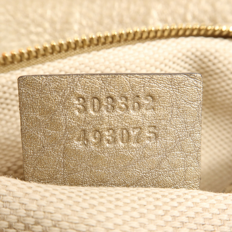 GUCCI 牛皮皮革2 Way Shoulder金扣手挽肩背兩用袋-11