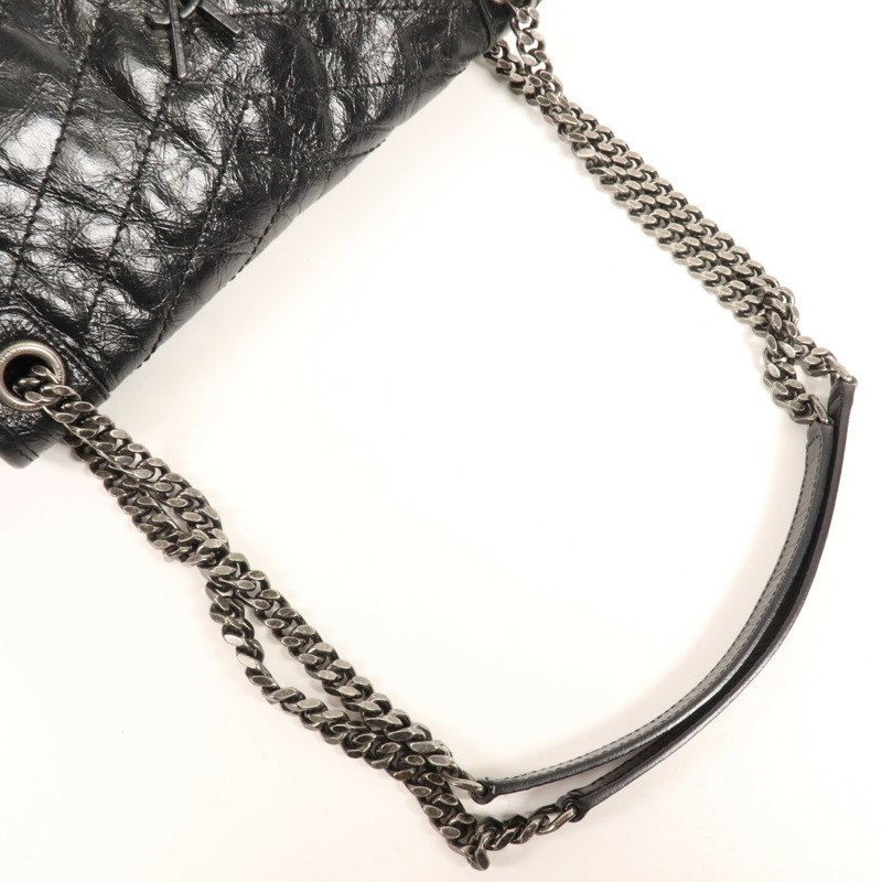 SAINT LAURENT 牛皮皮革Niki MM銀扣肩背袋-4