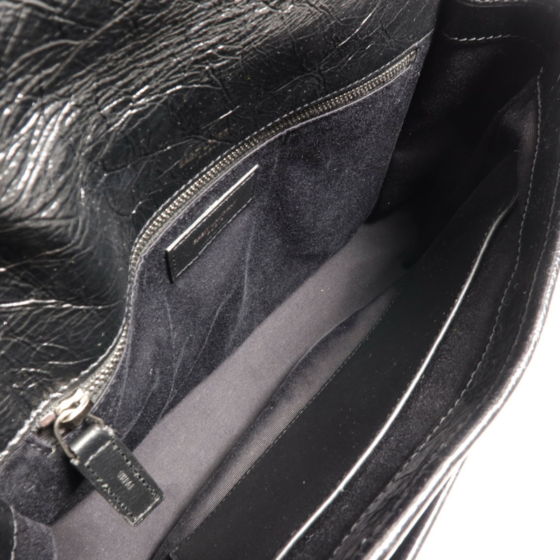 SAINT LAURENT 牛皮皮革Niki MM銀扣肩背袋-9