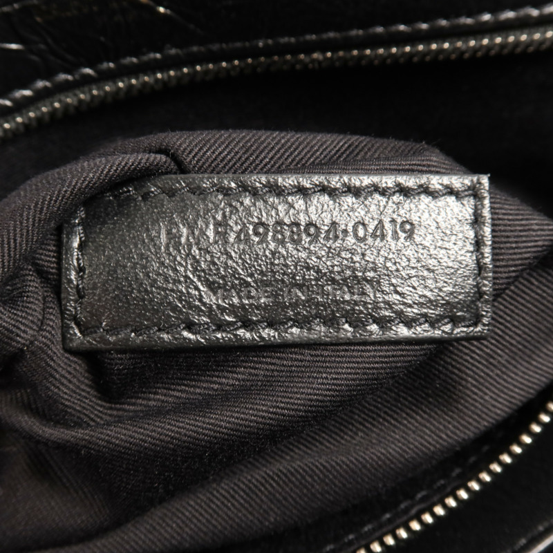 SAINT LAURENT 牛皮皮革Niki MM銀扣肩背袋-11