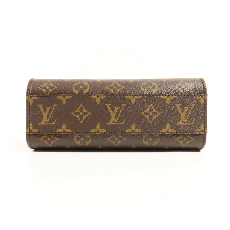 LOUIS VUITTON Monogram Sac Plat BB金扣手挽肩背兩用袋-3
