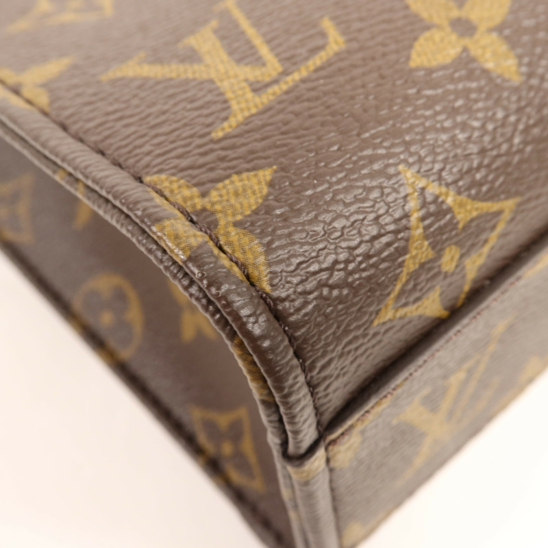 LOUIS VUITTON Monogram Sac Plat BB金扣手挽肩背兩用袋-6