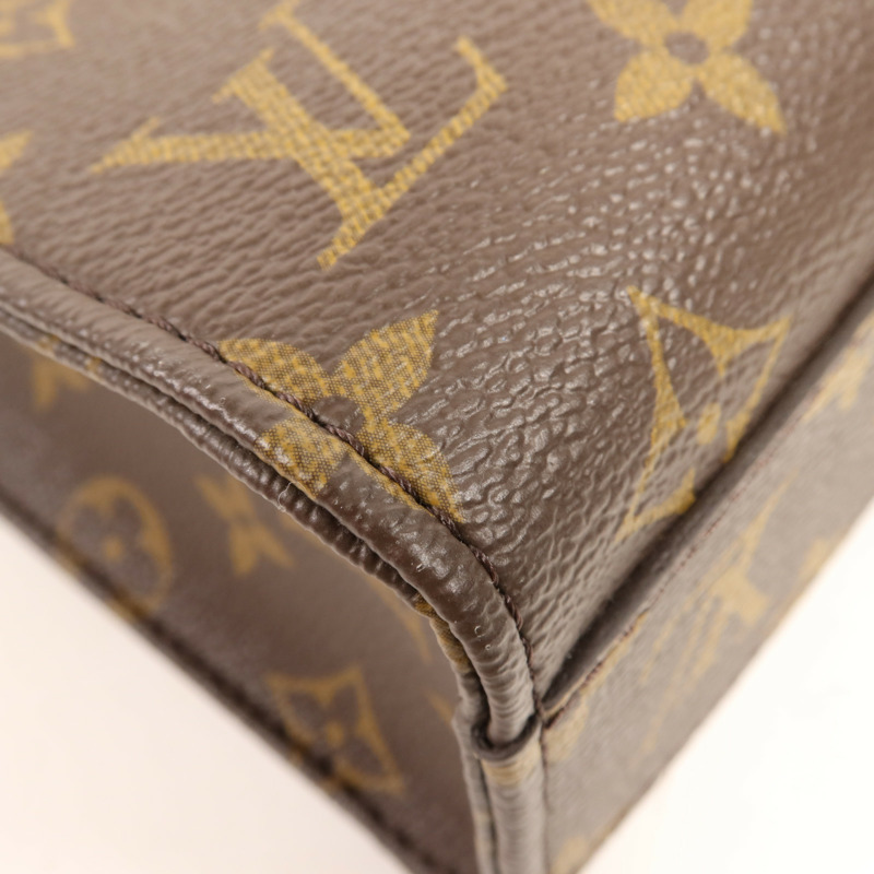 LOUIS VUITTON Monogram Sac Plat BB金扣手挽肩背兩用袋-8