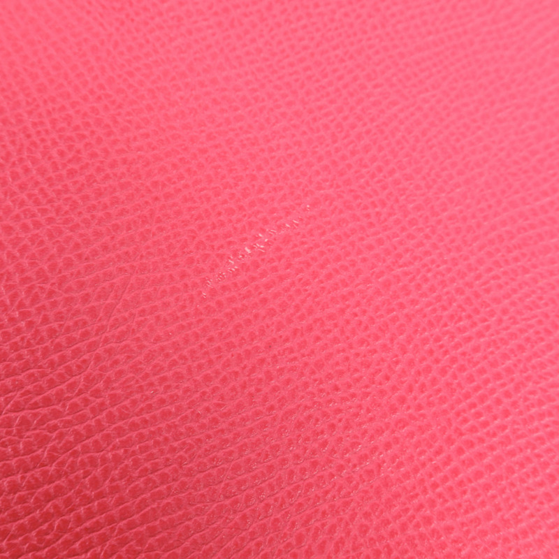 HERMES Epsom皮革Evelyne GM銀扣肩背袋Rose Tyrien-16