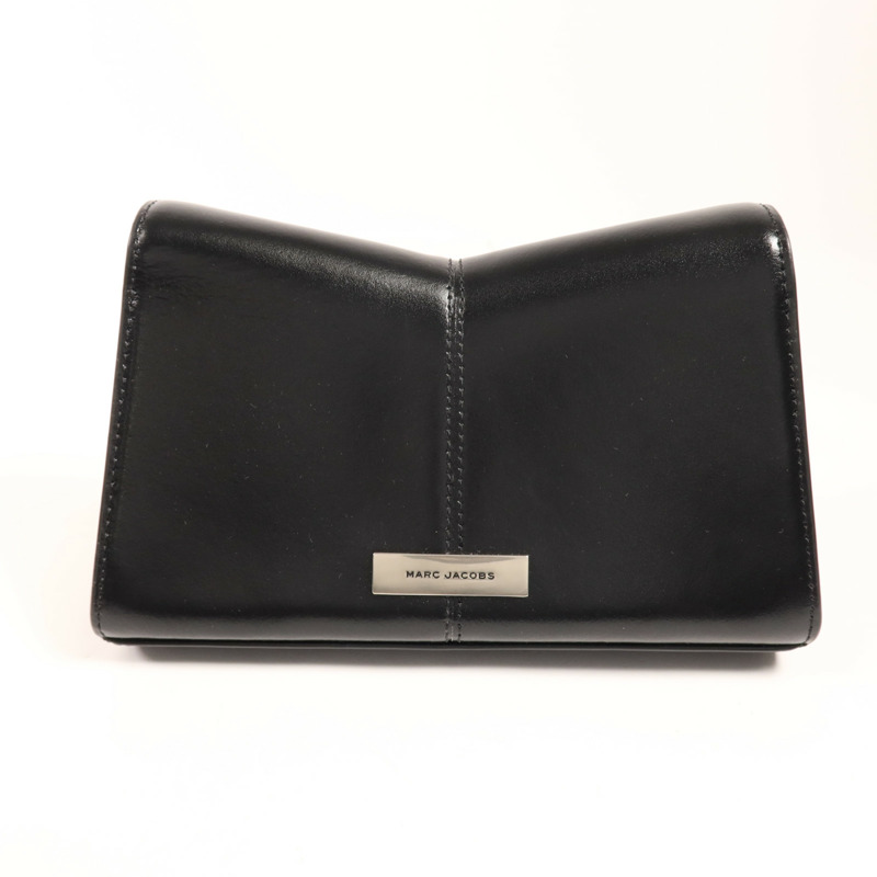 MARC JACOBS 牛皮皮革Chain Shoulder銀扣鏈帶肩背袋-1