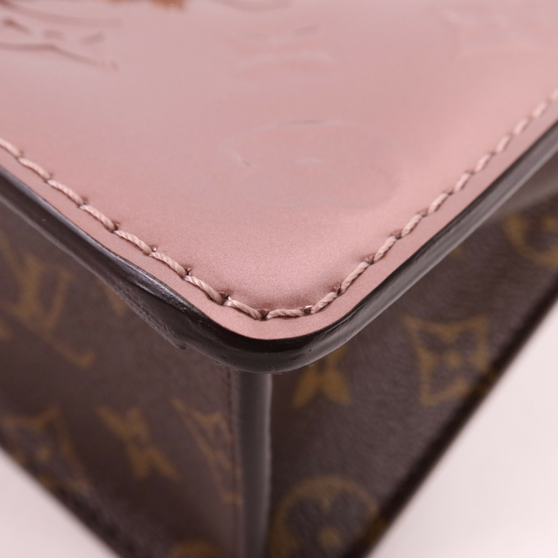 LOUIS VUITTON Vernis Spring Street PM金扣手挽肩背兩用袋-5