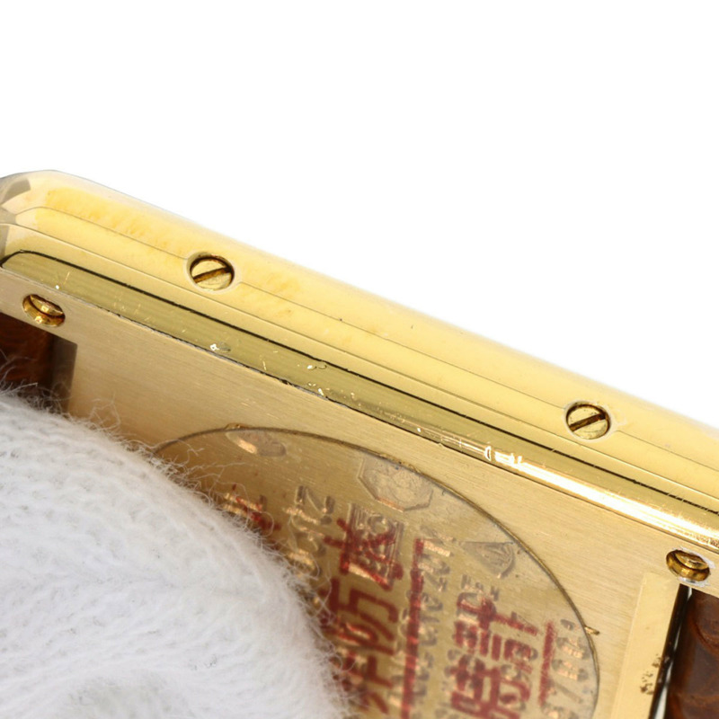 卡地亞 W1003053 Must Tank SM 女士腕錶,GP 皮革錶帶-17