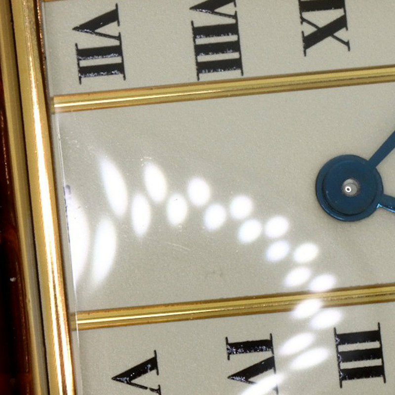 卡地亞 W1003053 Must Tank SM 女士腕錶,GP 皮革錶帶-25