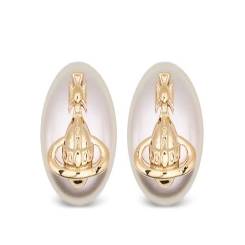 VIVIENNE WESTWOOD Lavinia Faux Pearl-Embellished Stud 耳環