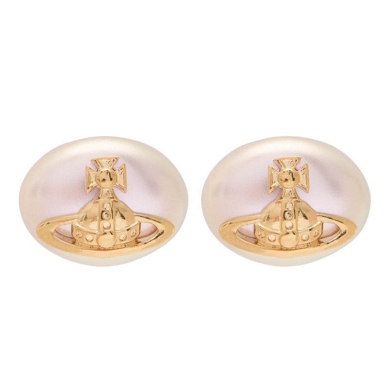 VIVIENNE WESTWOOD Lavinia Faux Pearl-Embellished Stud 耳環-6
