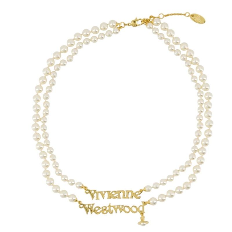 Vivienne Westwood Amelia Necklace|珍珠雙鏈-2