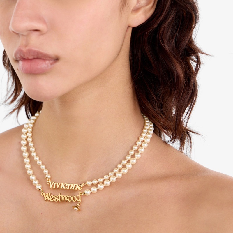Vivienne Westwood Amelia Necklace|珍珠雙鏈-3