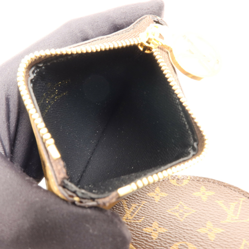 LOUIS VUITTON Monogram Reverse Pochette Trio金扣手拿包-12