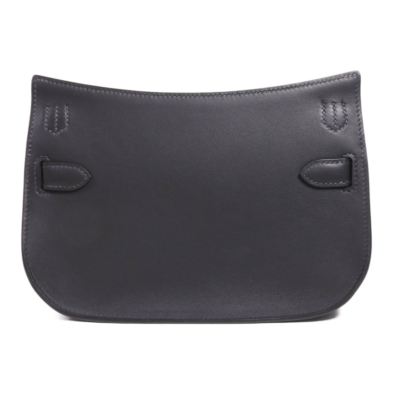 HERMES Swift皮革Mini Jypsiere銀扣肩背袋Caban-1