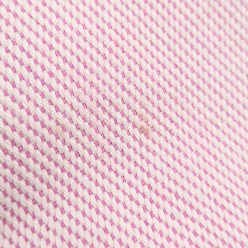 HERMES 帆布/皮革Garden Party PM銀扣手挽袋Rose Pourpre-14