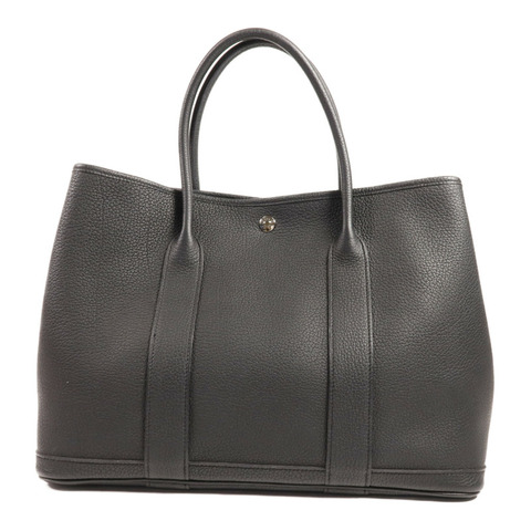 HERMES Negonda皮革GardenParty PM銀扣手挽袋