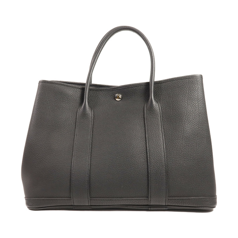 HERMES Negonda皮革GardenParty PM銀扣手挽袋-1