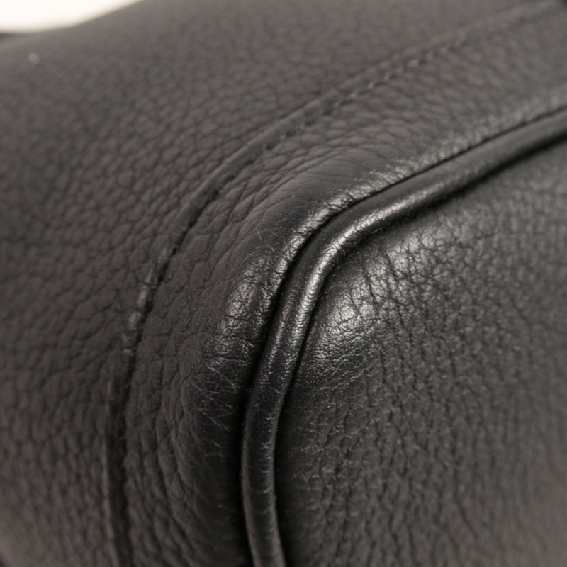 HERMES Negonda皮革GardenParty PM銀扣手挽袋-6