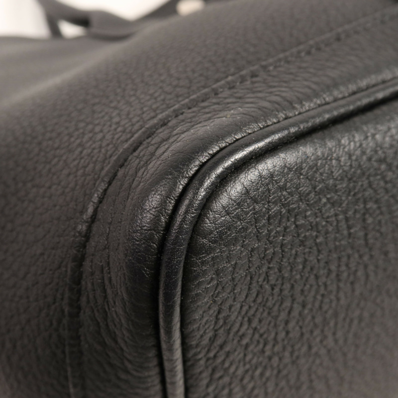 HERMES Negonda皮革GardenParty PM銀扣手挽袋-8