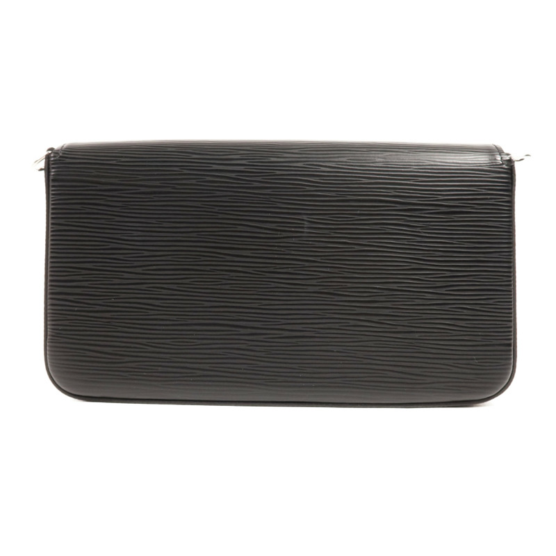 LOUIS VUITTON Epi Pochette Felicie銀扣鏈帶肩背袋-1