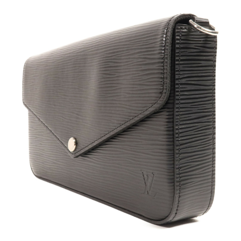 LOUIS VUITTON Epi Pochette Felicie銀扣鏈帶肩背袋-2