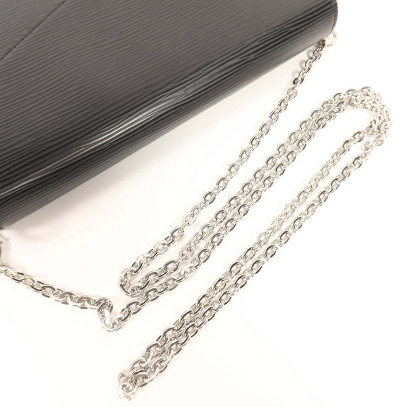LOUIS VUITTON Epi Pochette Felicie銀扣鏈帶肩背袋-7