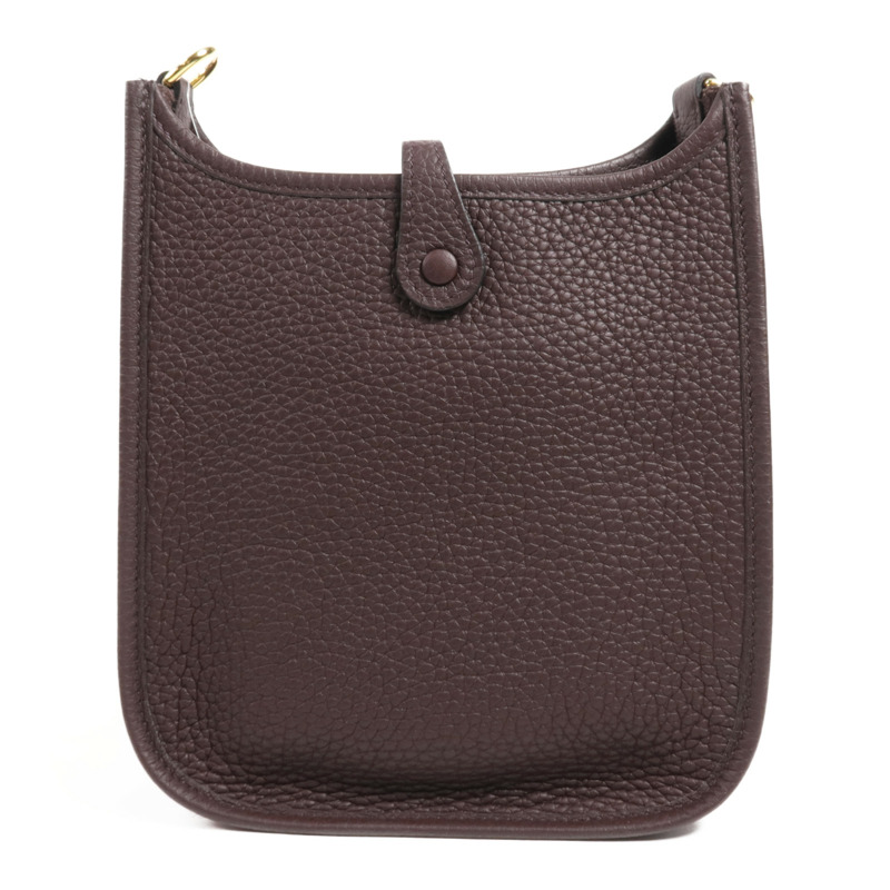 HERMES Clemence皮革Evelyne TPM金扣肩背袋-1