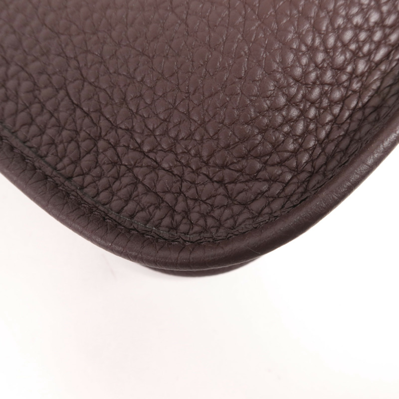 HERMES Clemence皮革Evelyne TPM金扣肩背袋-8