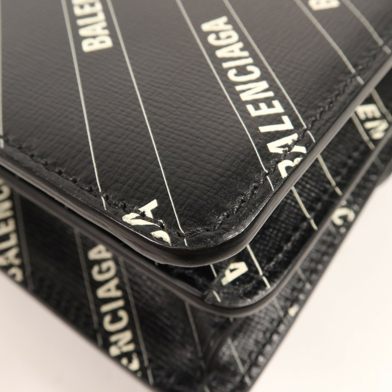 GUCCI 牛皮皮革Gucci x Balenciaga Shoulder Bag銀扣肩背袋-7