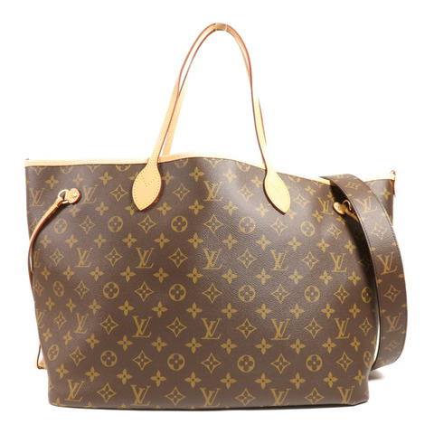 LOUIS VUITTON Monogram Neverfull Bandouliere Inside Out GM金扣手挽肩背兩用袋