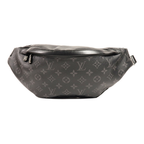 LOUIS VUITTON Monogram Eclipse Discovery Bumbag PM銀扣腰包