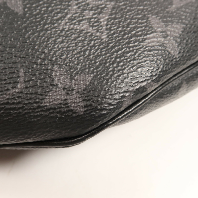 LOUIS VUITTON Monogram Eclipse Discovery Bumbag PM銀扣腰包-6