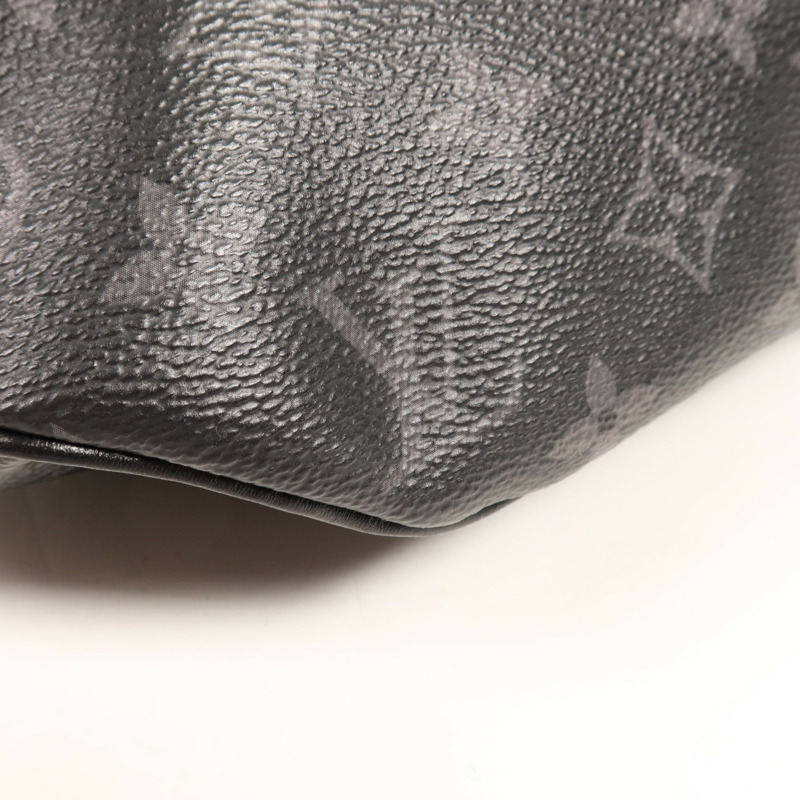 LOUIS VUITTON Monogram Eclipse Discovery Bumbag PM銀扣腰包-8