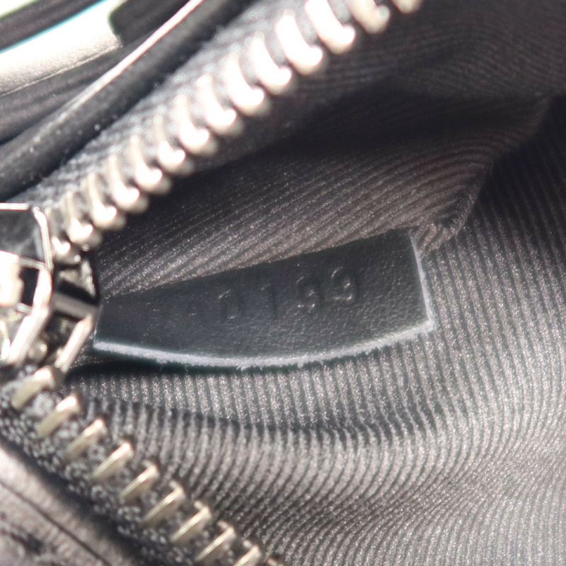 LOUIS VUITTON Monogram Eclipse Discovery Bumbag PM銀扣腰包-11