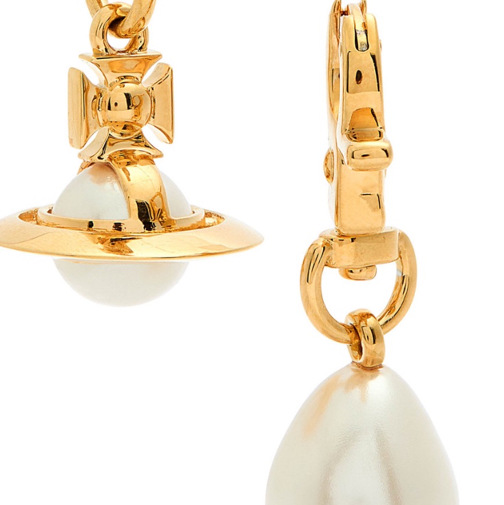 VIVIENNE WESTWOOD Claude 不對稱耳環-2