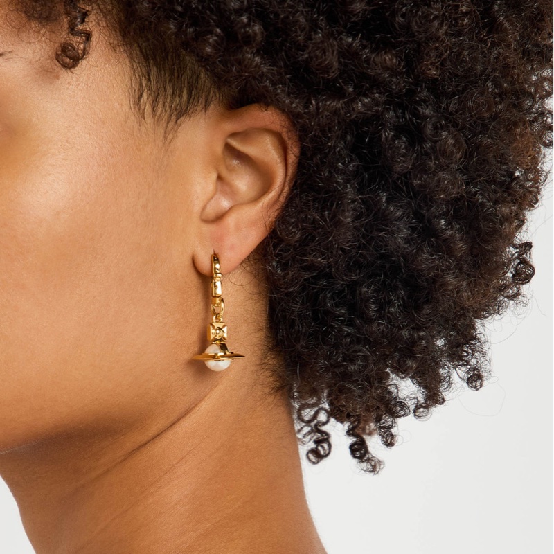 VIVIENNE WESTWOOD Claude 不對稱耳環-3