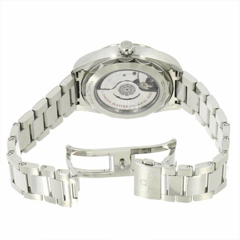 歐米茄海馬系列同軸Aqua Terra 220 10 38 20 01 001 男士腕錶，附日期顯示，黑色，自動機械-4