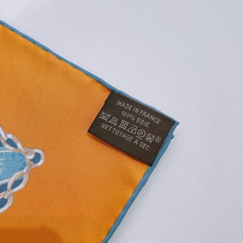 TW4552 Hermes 愛馬仕 方巾 Caval Cades Scarf 90 x 90cm Silk-6