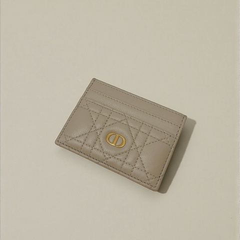 莉亞精品♡Dior 卡片夾 沙色 全新閒置品