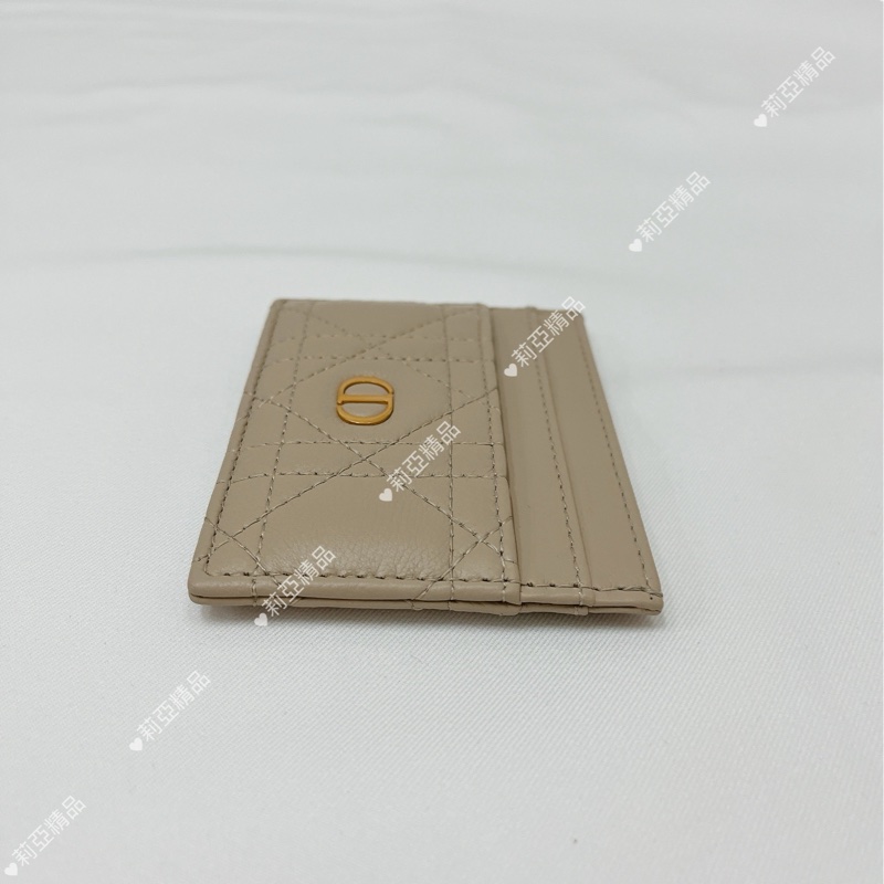 莉亞精品♡Dior 卡片夾 沙色 全新閒置品-3